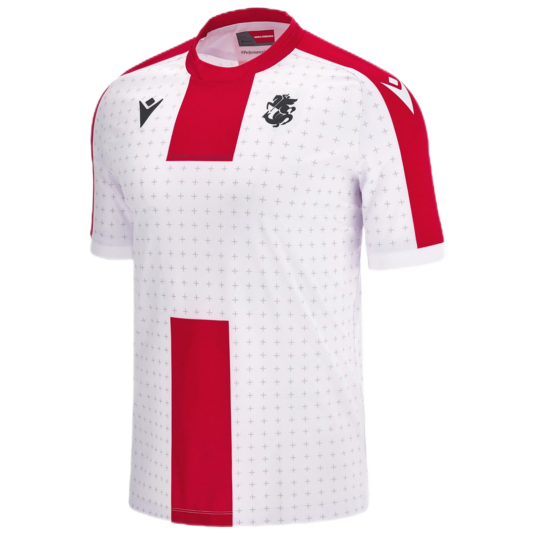 Khvicha Kvaratskhelia #7 Georgia Home Jersey EURO 2024 Soccer