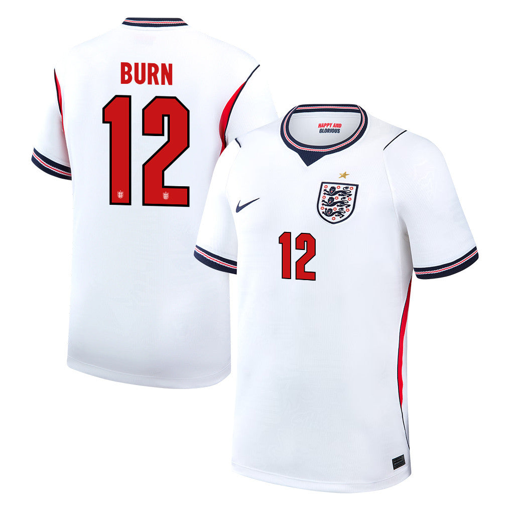 Dan Burn 12 England National Team 2026 Home Jersey - White, Men