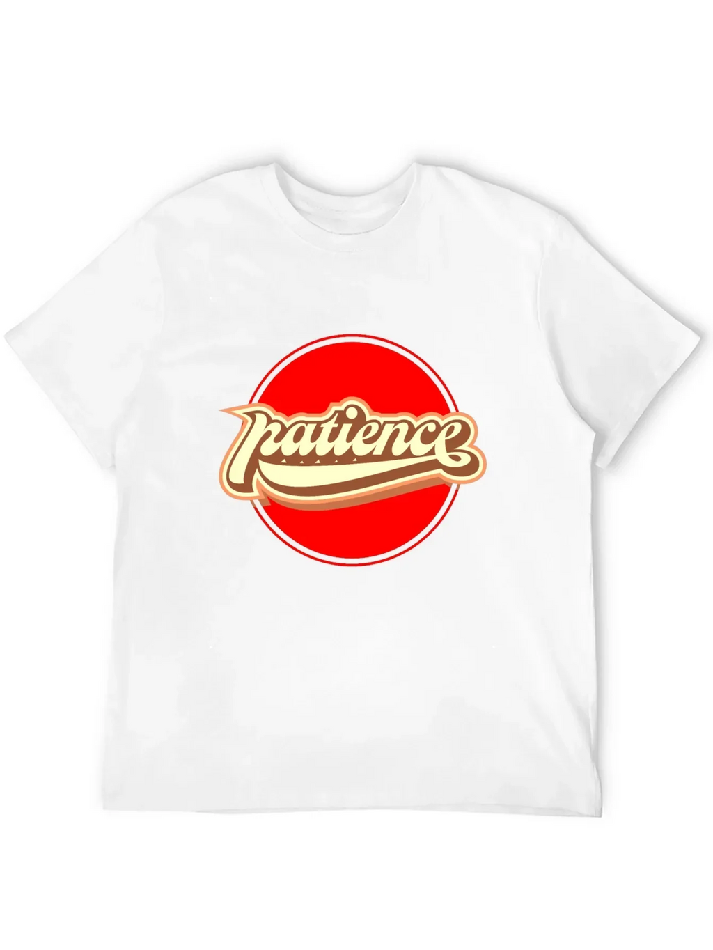 Patience Retro Graphic T-Shirt - Comfort Black Tee