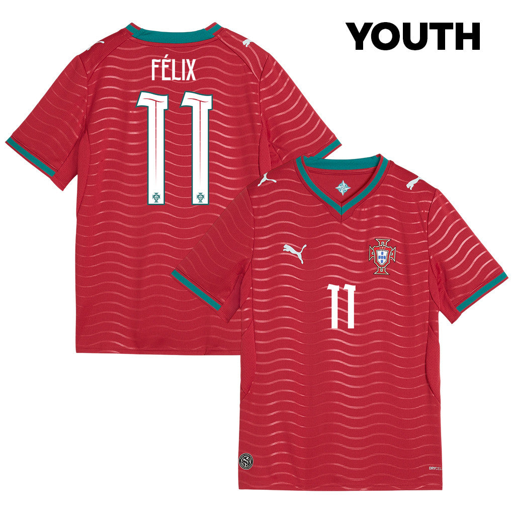 João Félix 11 Youth Portugal National Team 2026 Home Soccer Jersey - Red