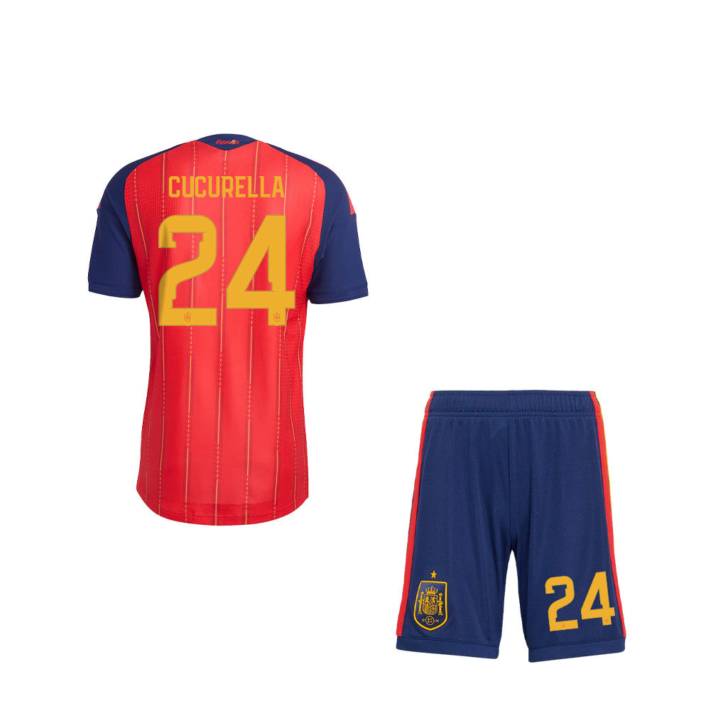 Marc Cucurella 24 Spain 2026 Home Men  SoccerJersey