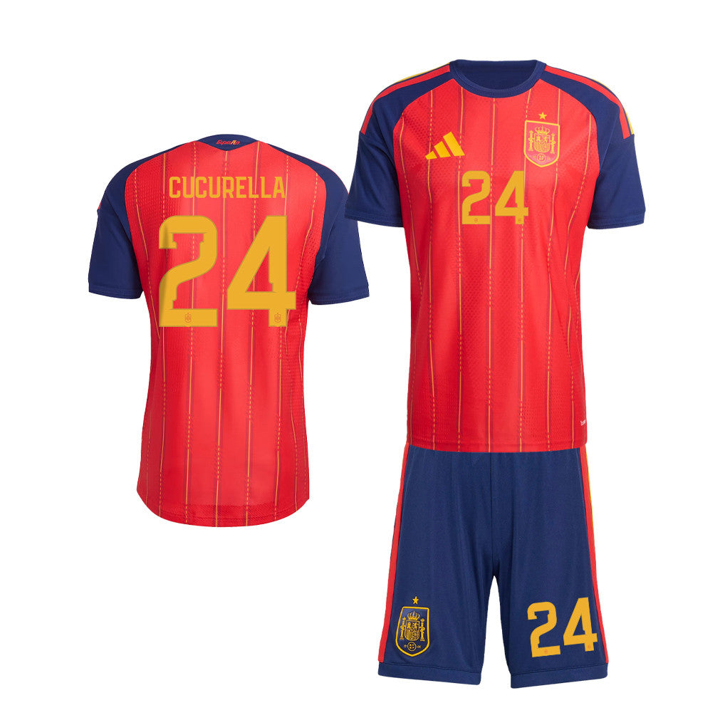 Marc Cucurella 24 Spain 2026 Home Men  SoccerJersey
