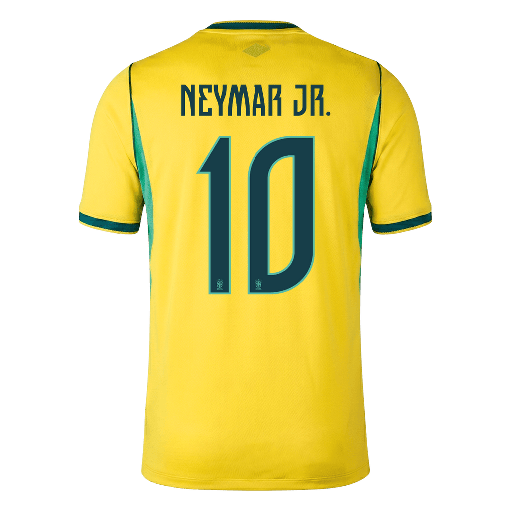 NEYMAR JR. #10 Brazil Home Soccer Jersey World Cup 2026 Yellow