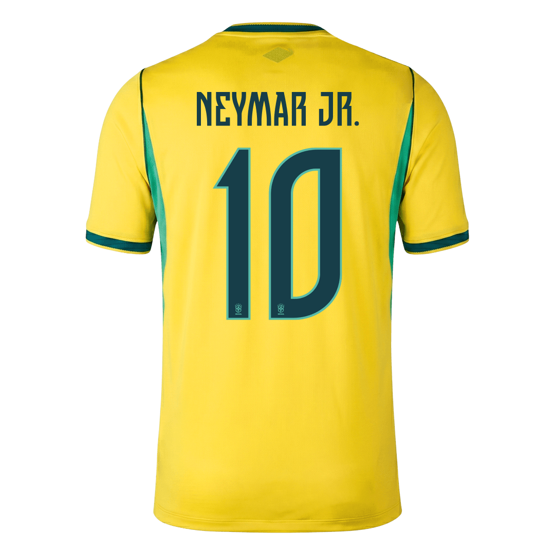 NEYMAR JR. #10 Brazil Home Soccer Jersey World Cup 2026 Yellow
