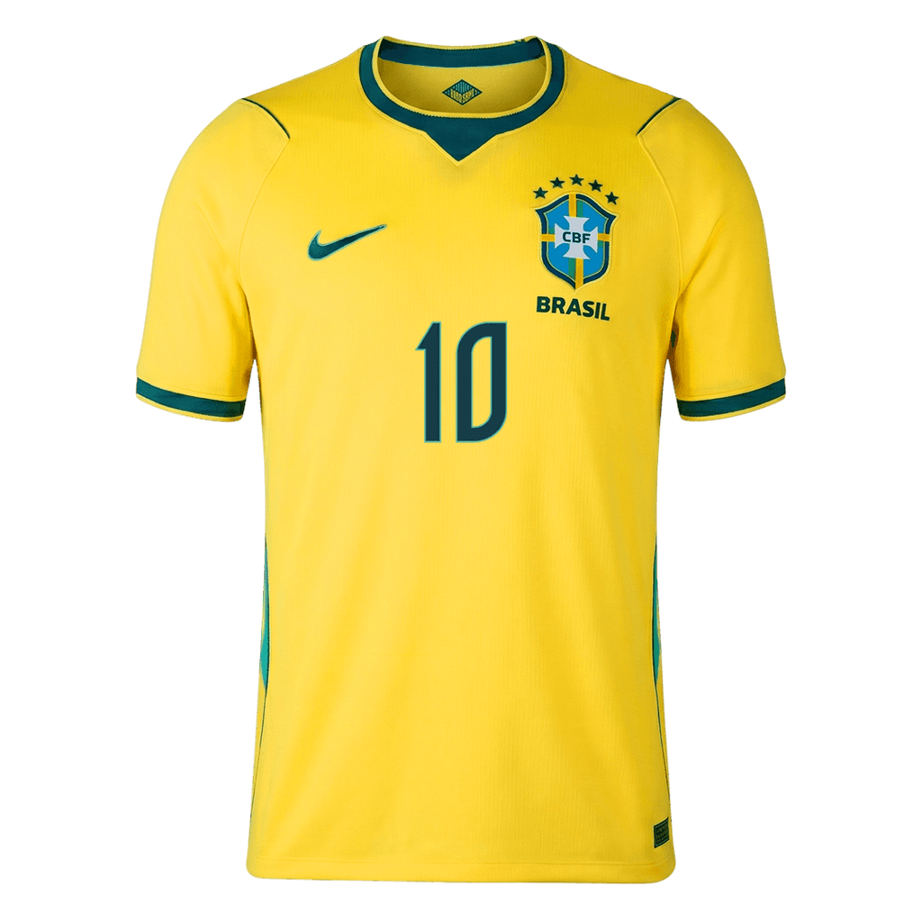 NEYMAR JR. #10 Brazil Home Soccer Jersey World Cup 2026 Yellow