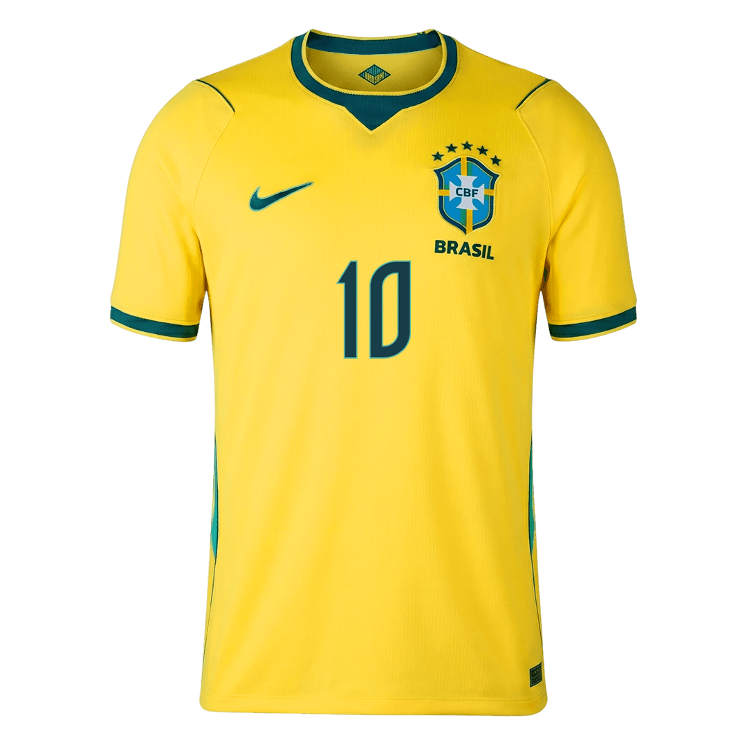 NEYMAR JR. #10 Brazil Home Soccer Jersey World Cup 2026 Yellow