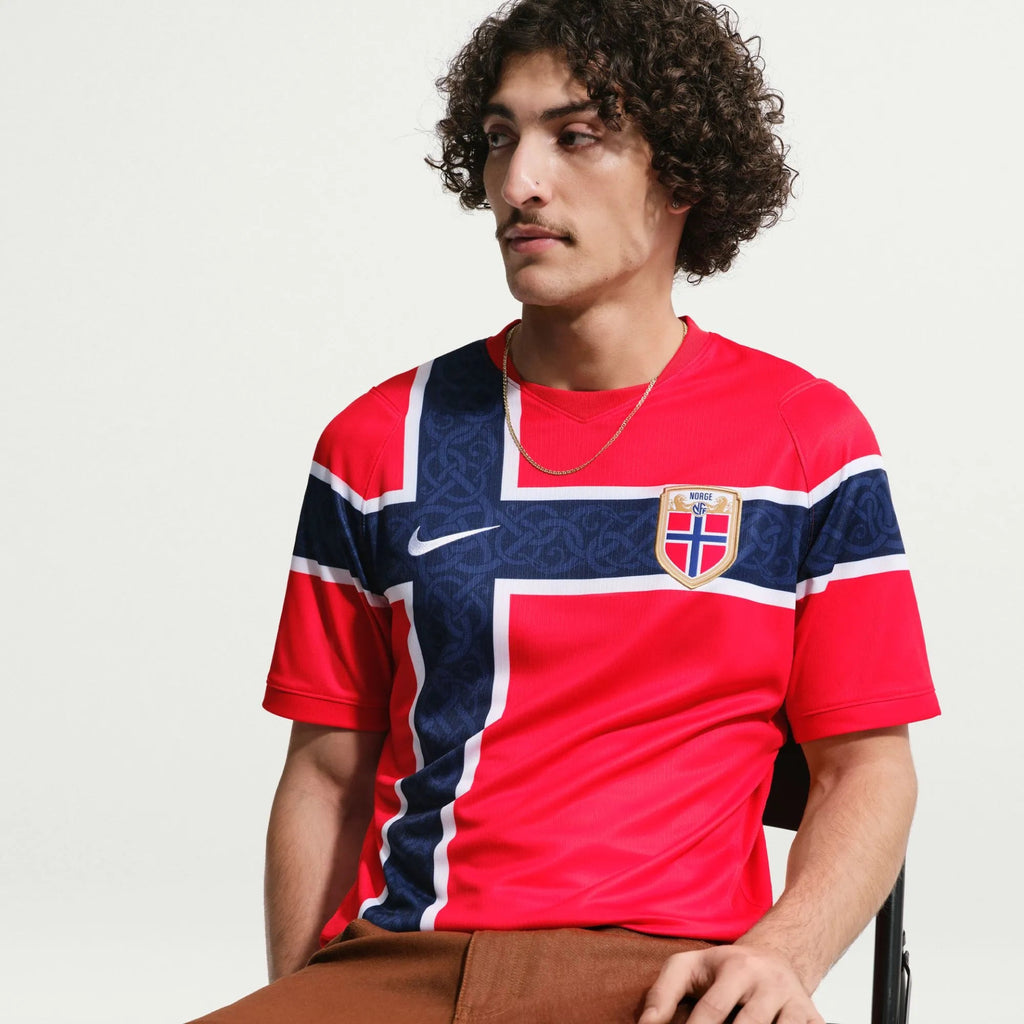 Nike 2026 Norway Men's Stadium Home Soccer Jersey