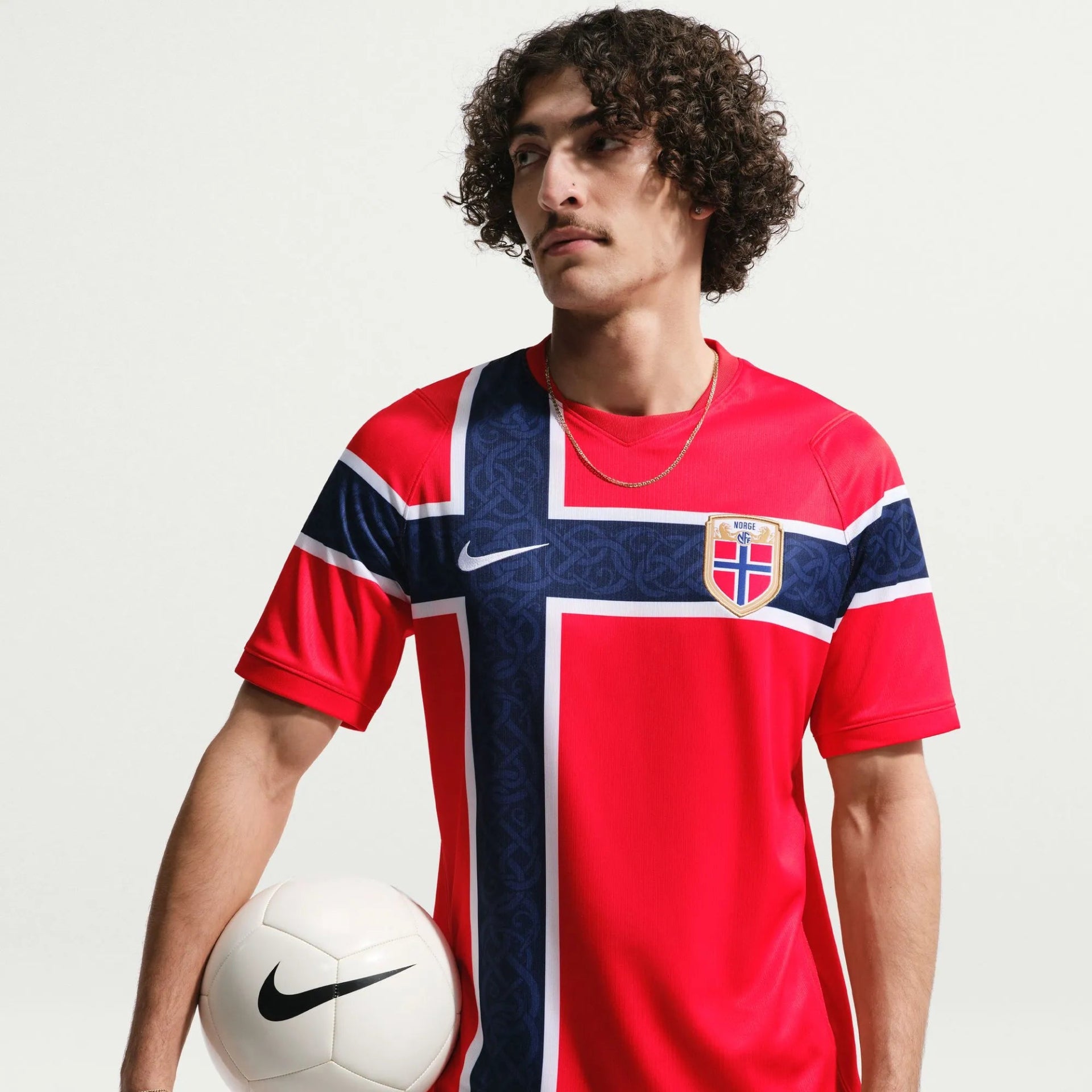 Nike 2026 Norway Men's Stadium Home Soccer Jersey