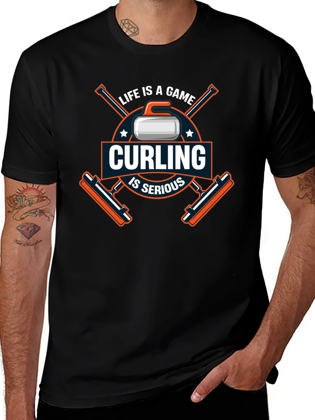 Curling Is Serious T-Shirt