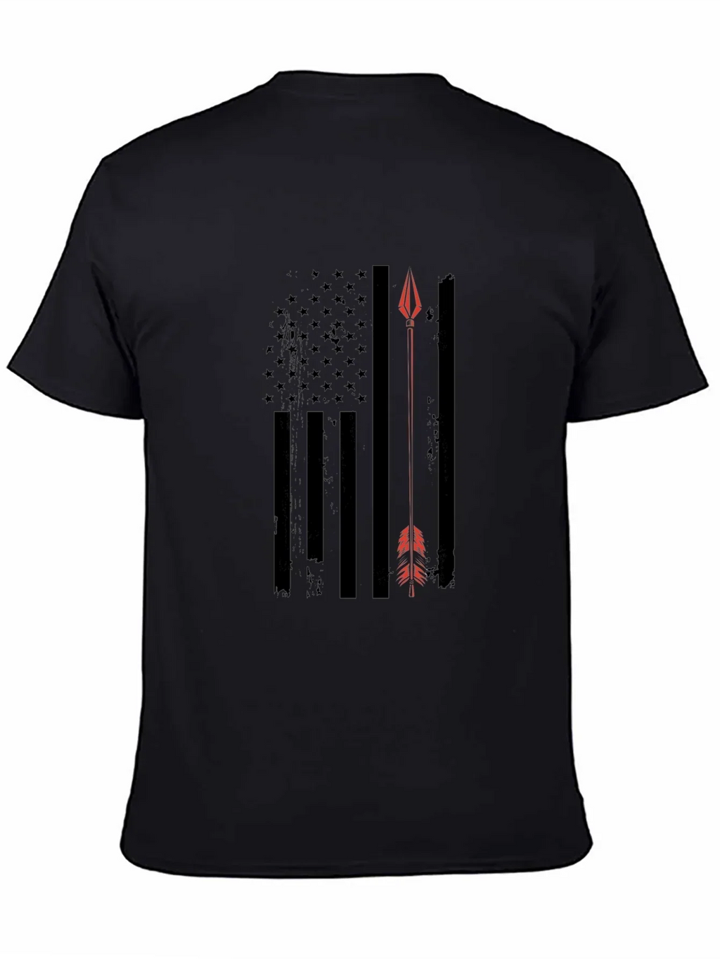 American Flag Arrow T-Shirt - Patriotic Design