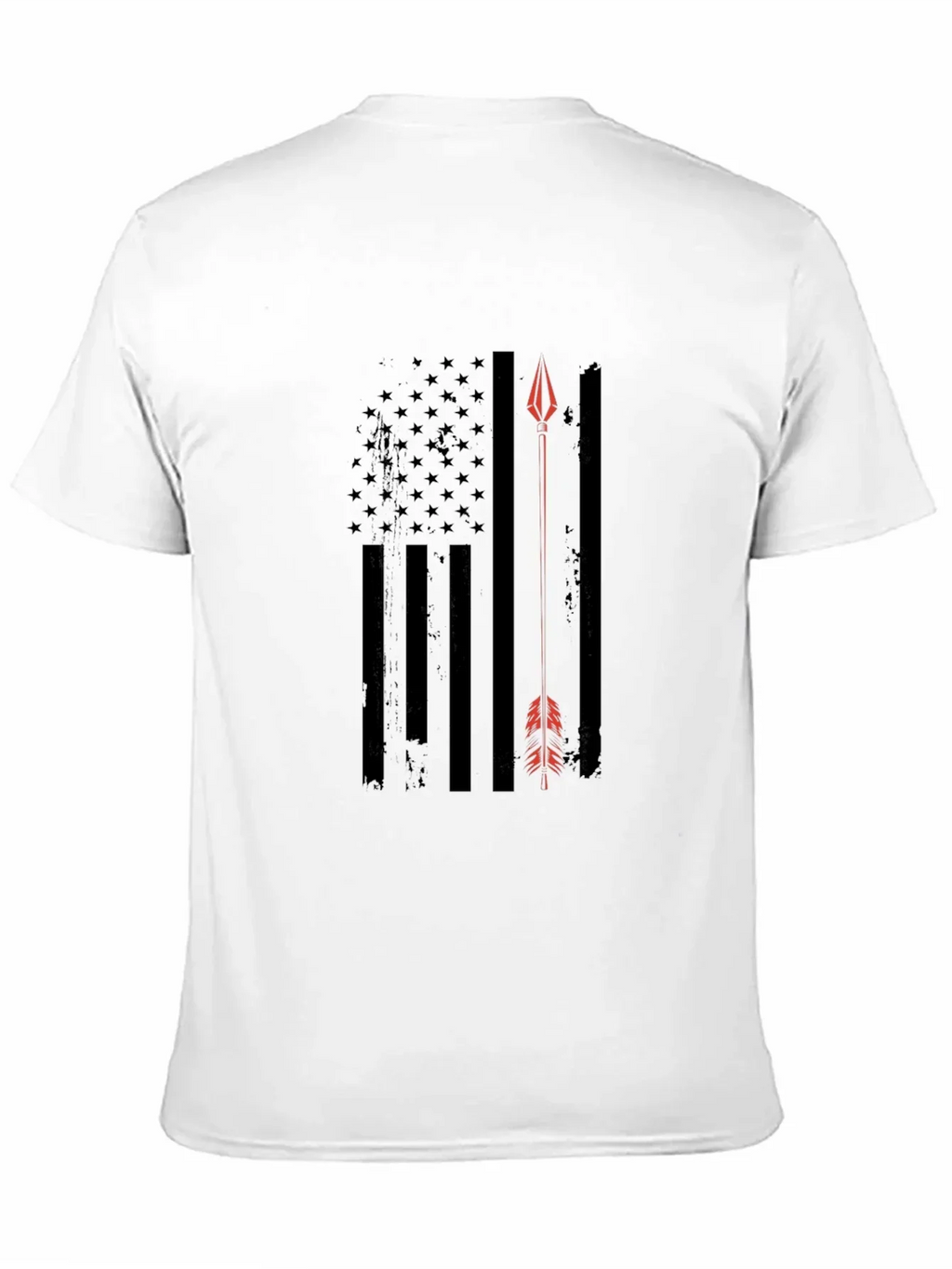 American Flag Arrow T-Shirt - Patriotic Design
