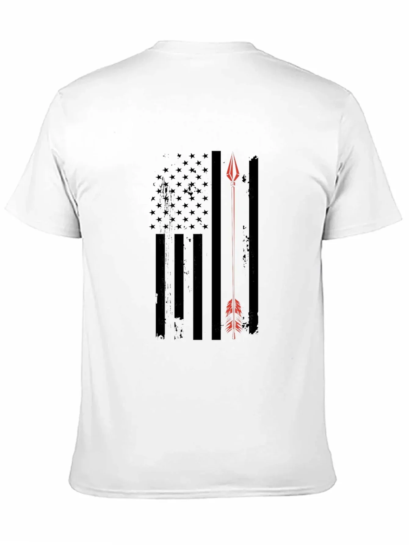 American Flag Arrow T-Shirt - Patriotic Design