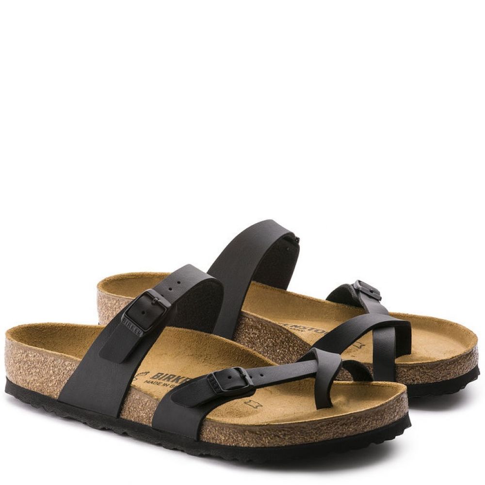 Birkenstock Sandals Women's Mayari Birko-Flor in Black Sandals