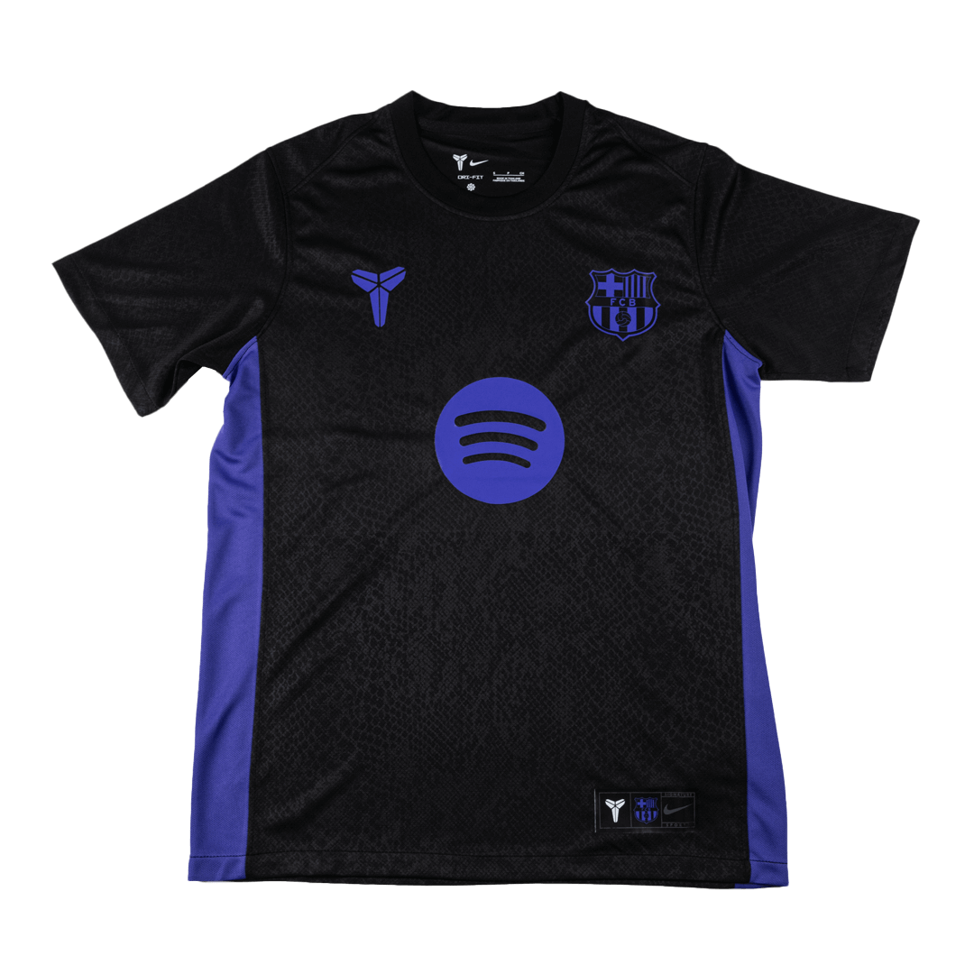 Barcelona x Kobe Bryant Pre-Match Training Football Shirt Soccer 25/26 Black