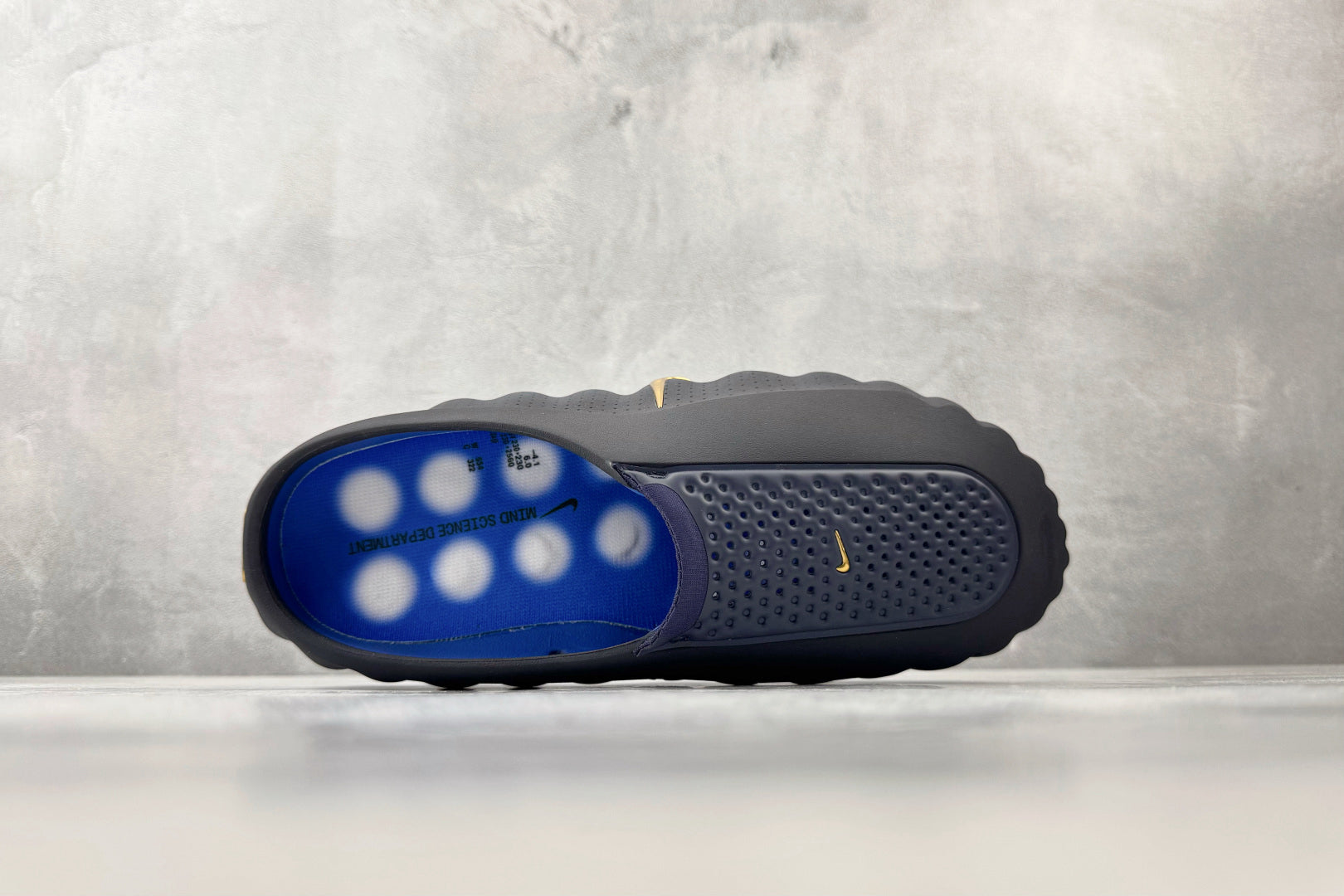 Nike Mind 001 Mule "Blackened Blue" Slides