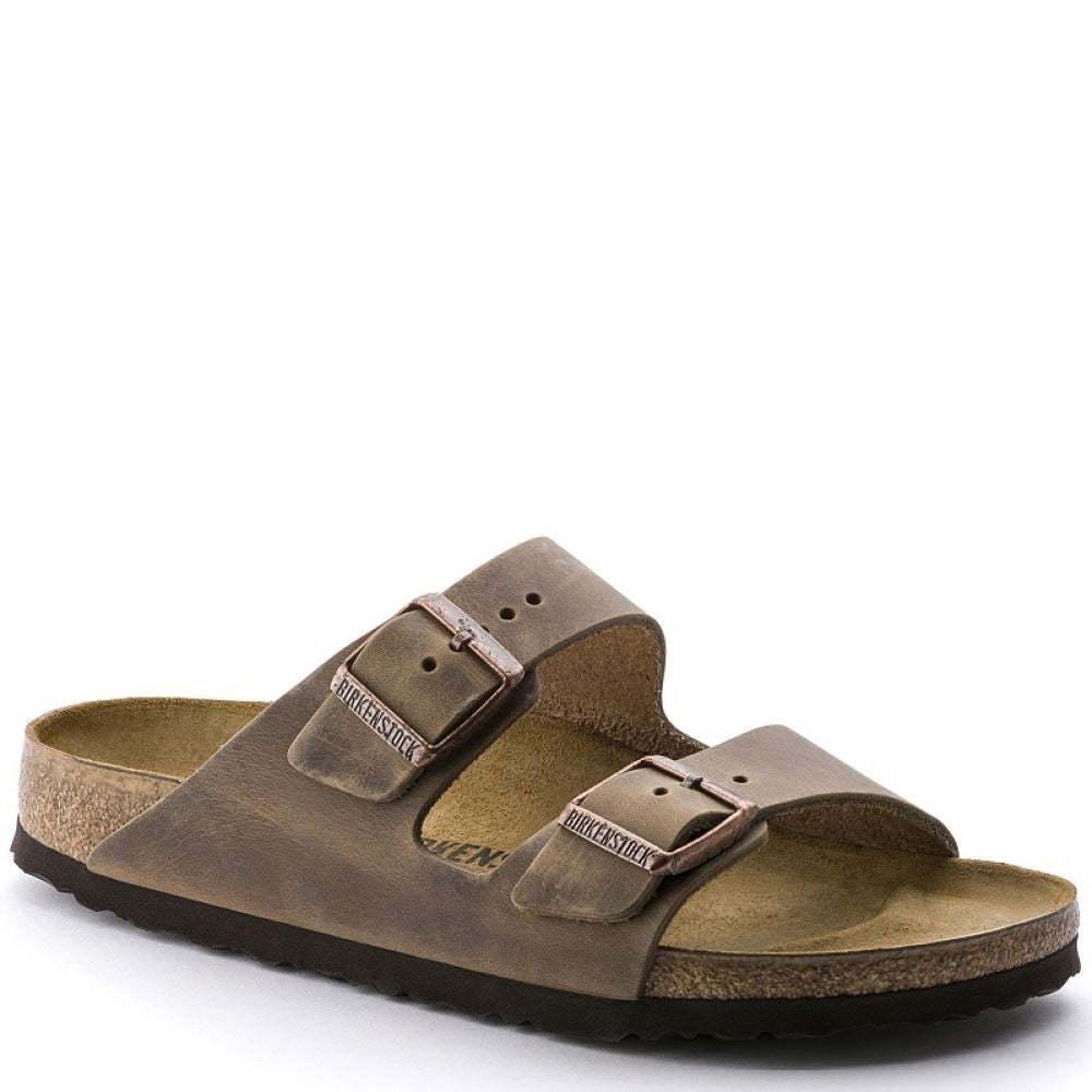 Birkenstock Arizona Oiled Leather in Tobacco Brown Sandals