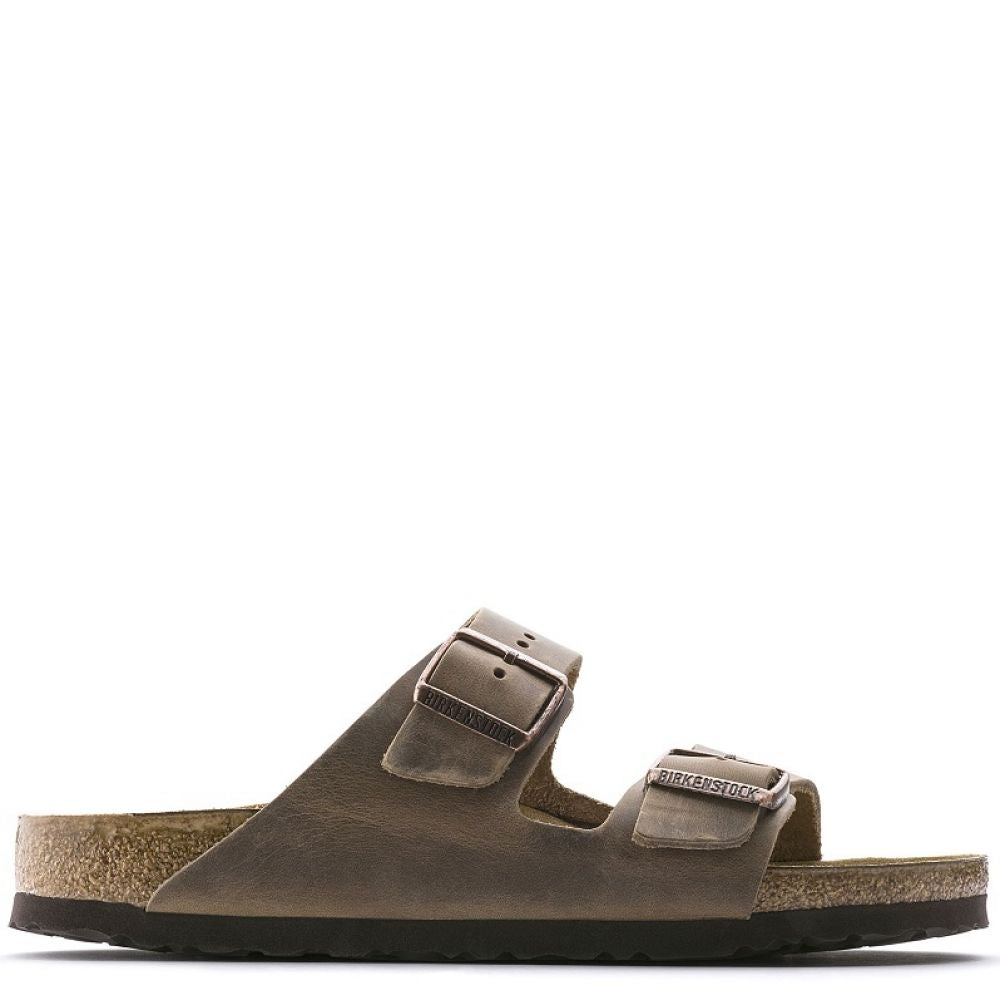 Birkenstock Arizona Oiled Leather in Tobacco Brown Sandals