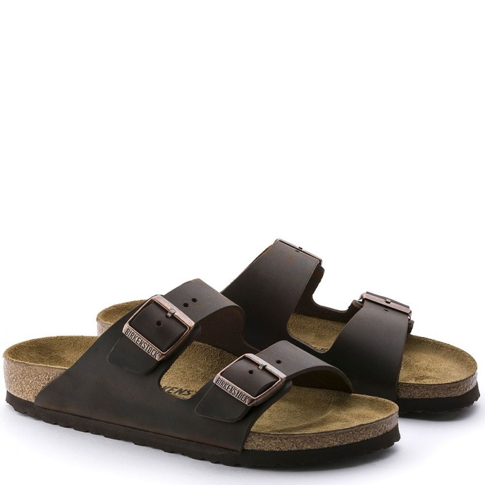 Birkenstock Arizona Oiled Leather in Habana Sandals