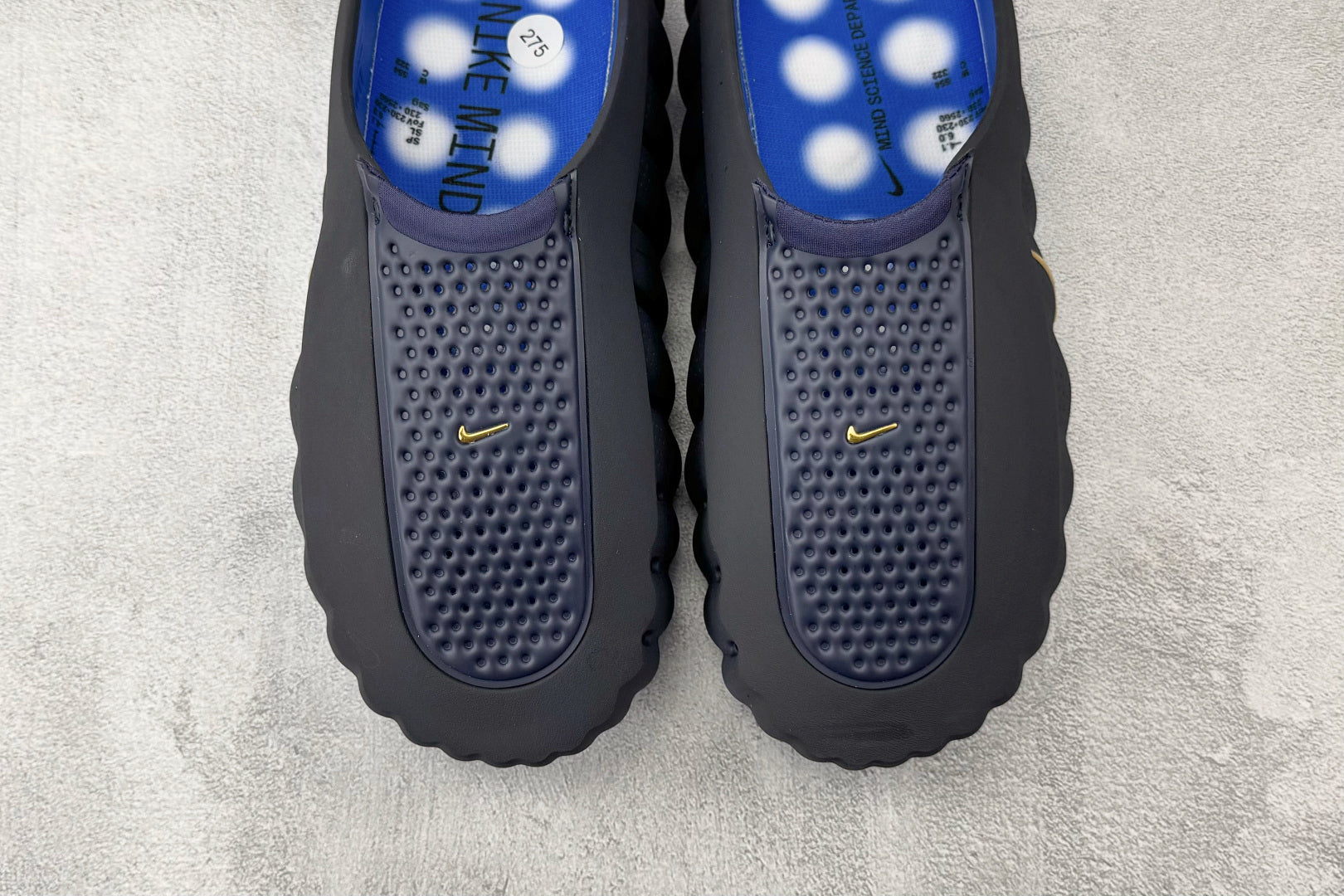 Nike Mind 001 Mule "Blackened Blue" Slides