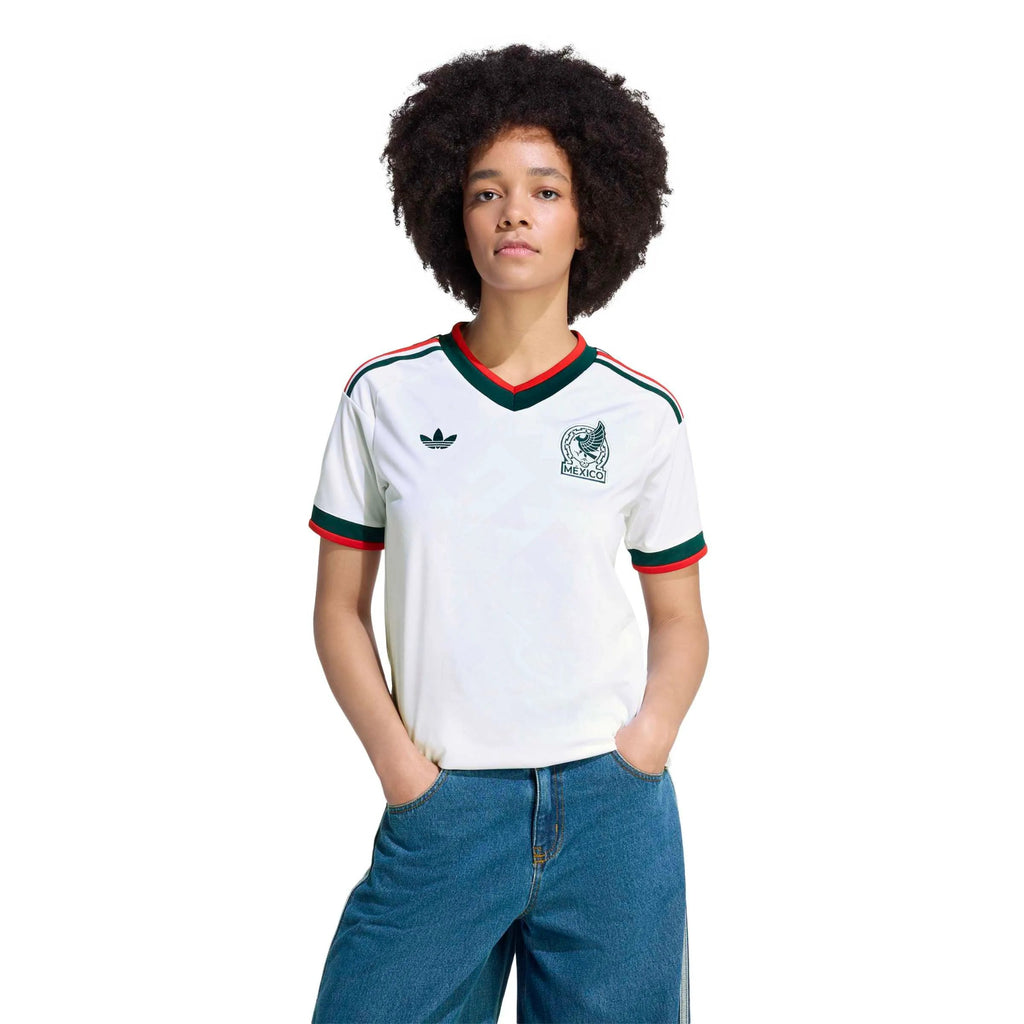 adidas 2026 Mexico Women's Stadium Away Soccer Jersey