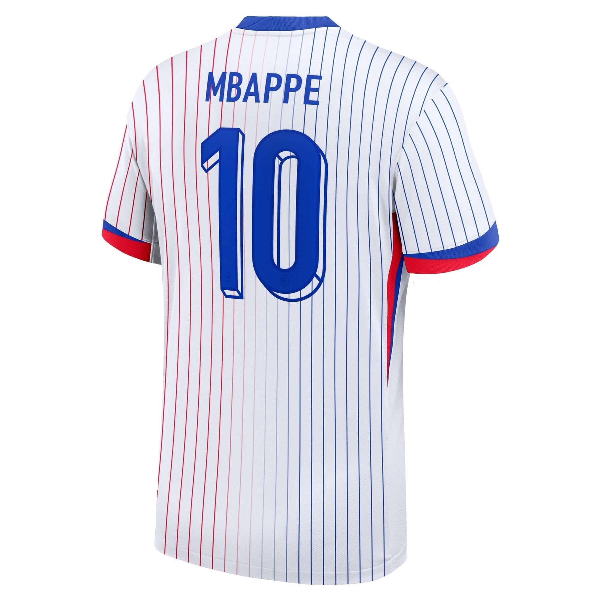 Kylian Mbappe France National Team 2024 Away Soccer Shirt - White