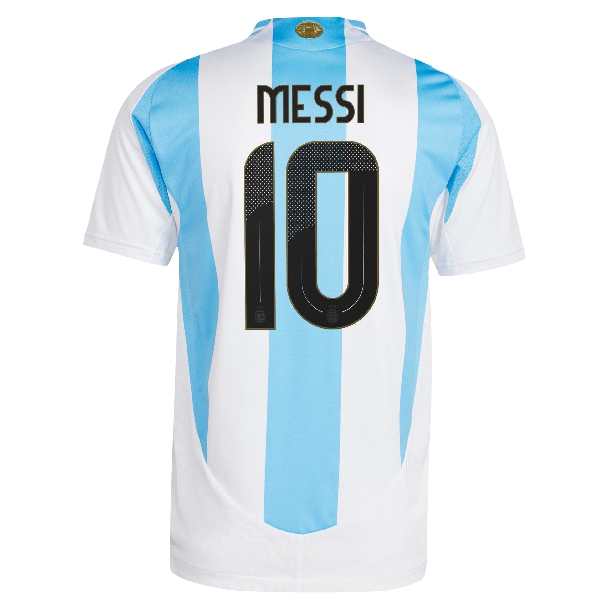 Lionel Messi Argentina National Team 2024 Home Player Soccer Shirt - White