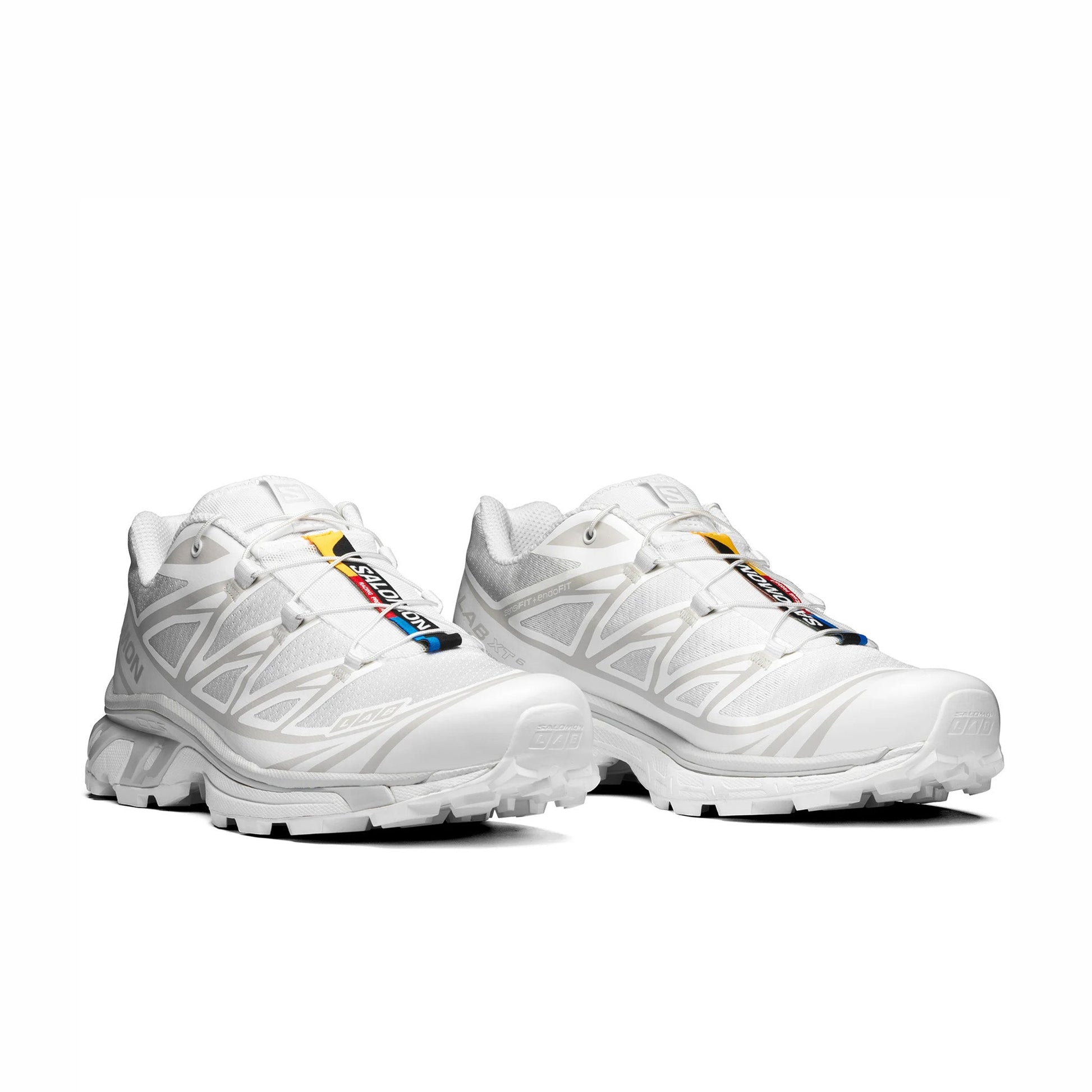 Salomon Unisex XT-6 (White/White/Lunar Rock) Shoe