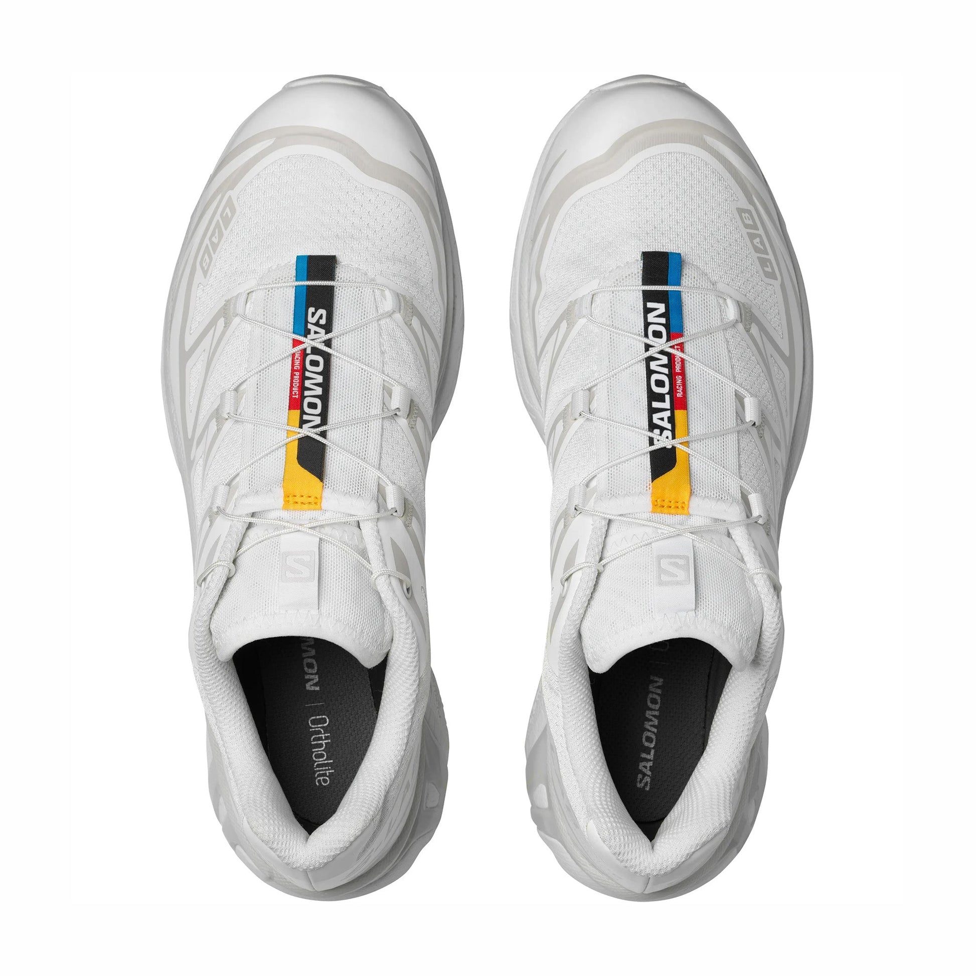 Salomon Unisex XT-6 (White/White/Lunar Rock) Shoe