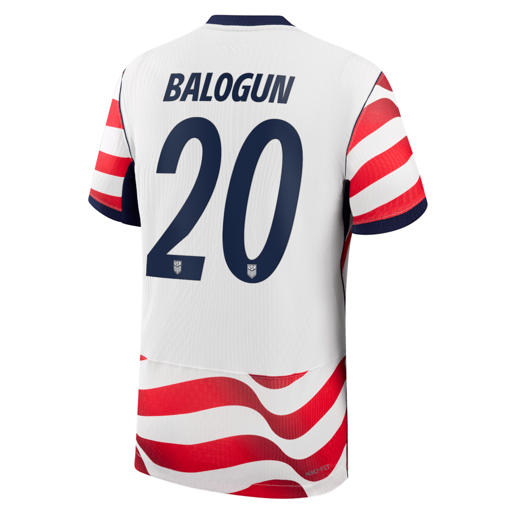 Folarin Balogun 20 USMNT 2026 Home Match Soccer Jersey - White, Men