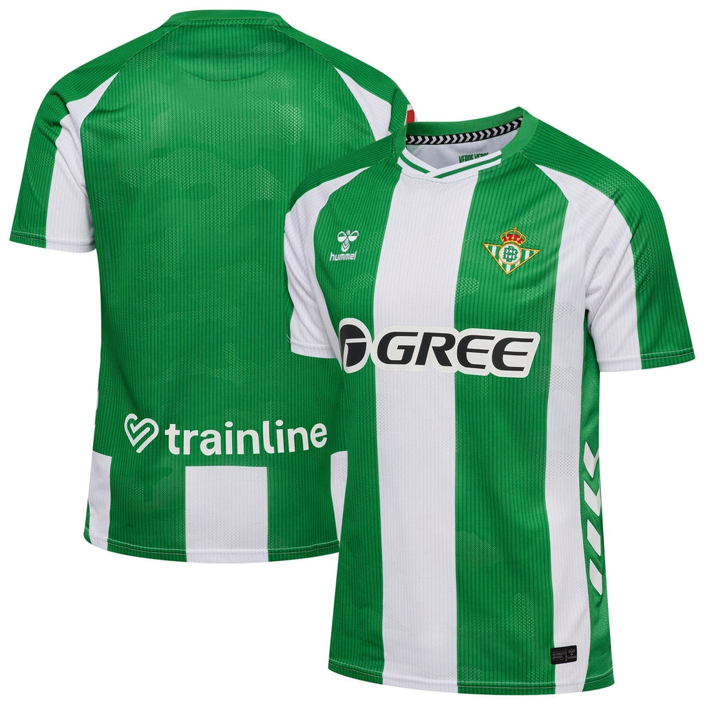 Real Betis Hummel Unisex Home 2025/26 Custom Soccer Shirt - Green