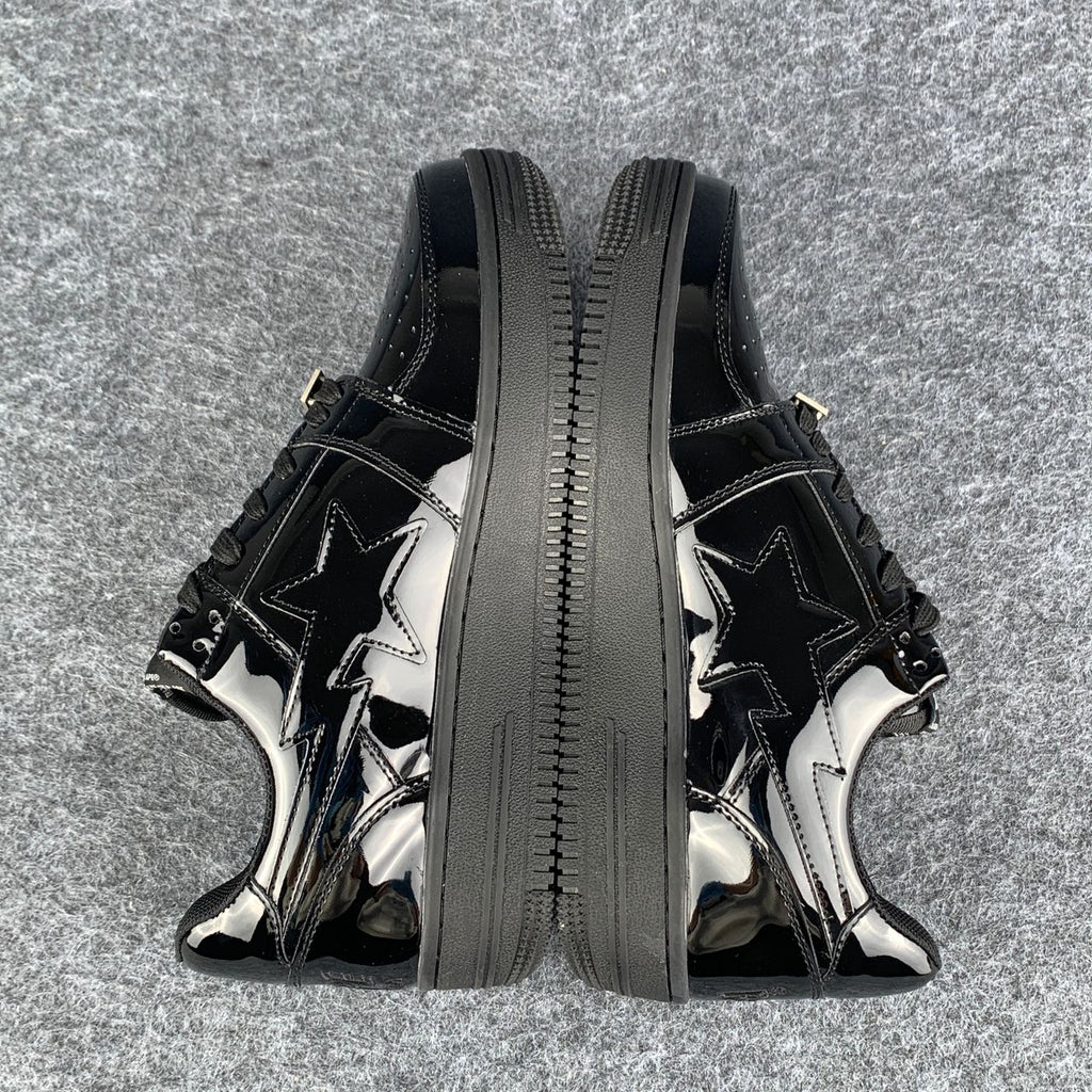 Bapesta Low 'Patent Black' Shoe