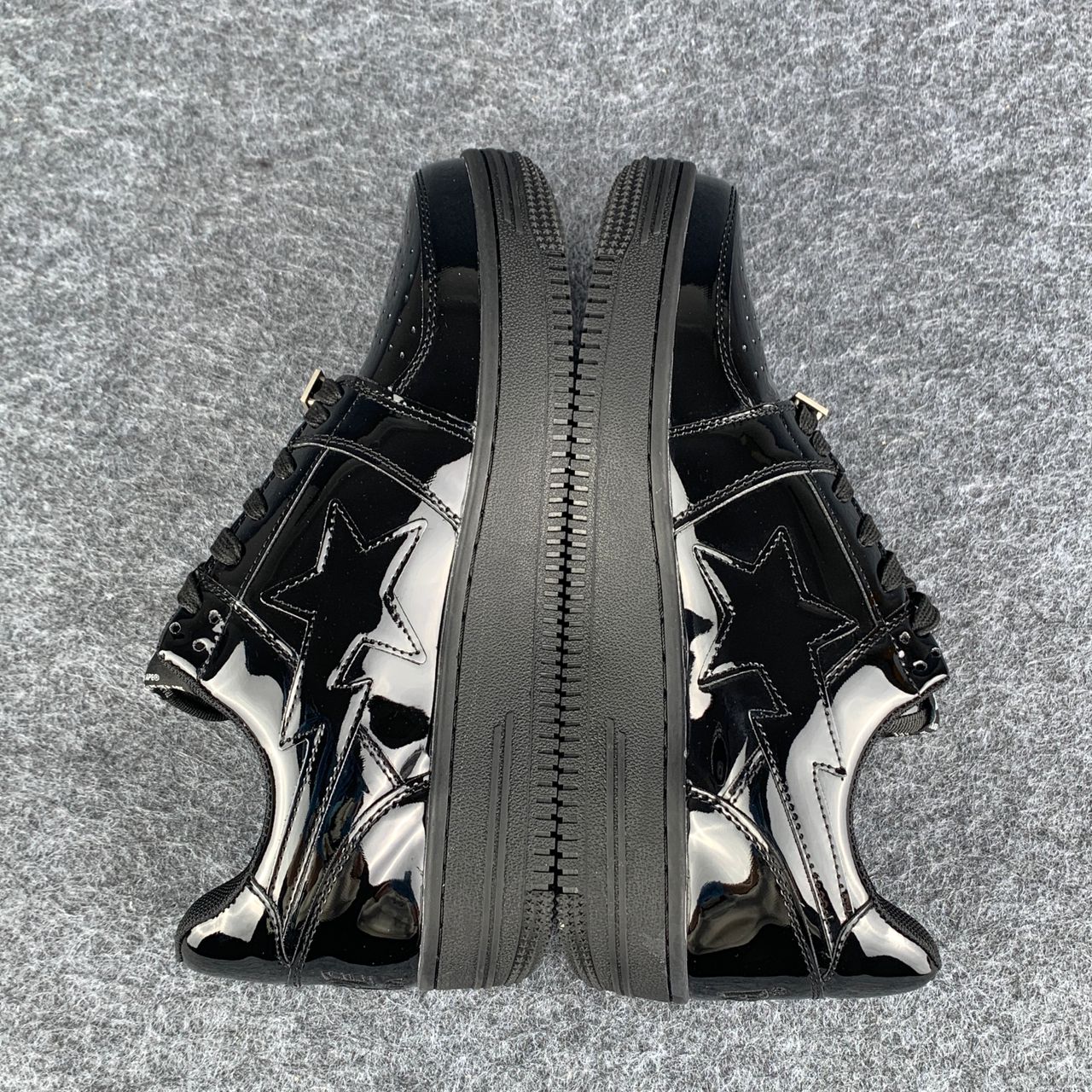 Bapesta Low 'Patent Black' Shoe