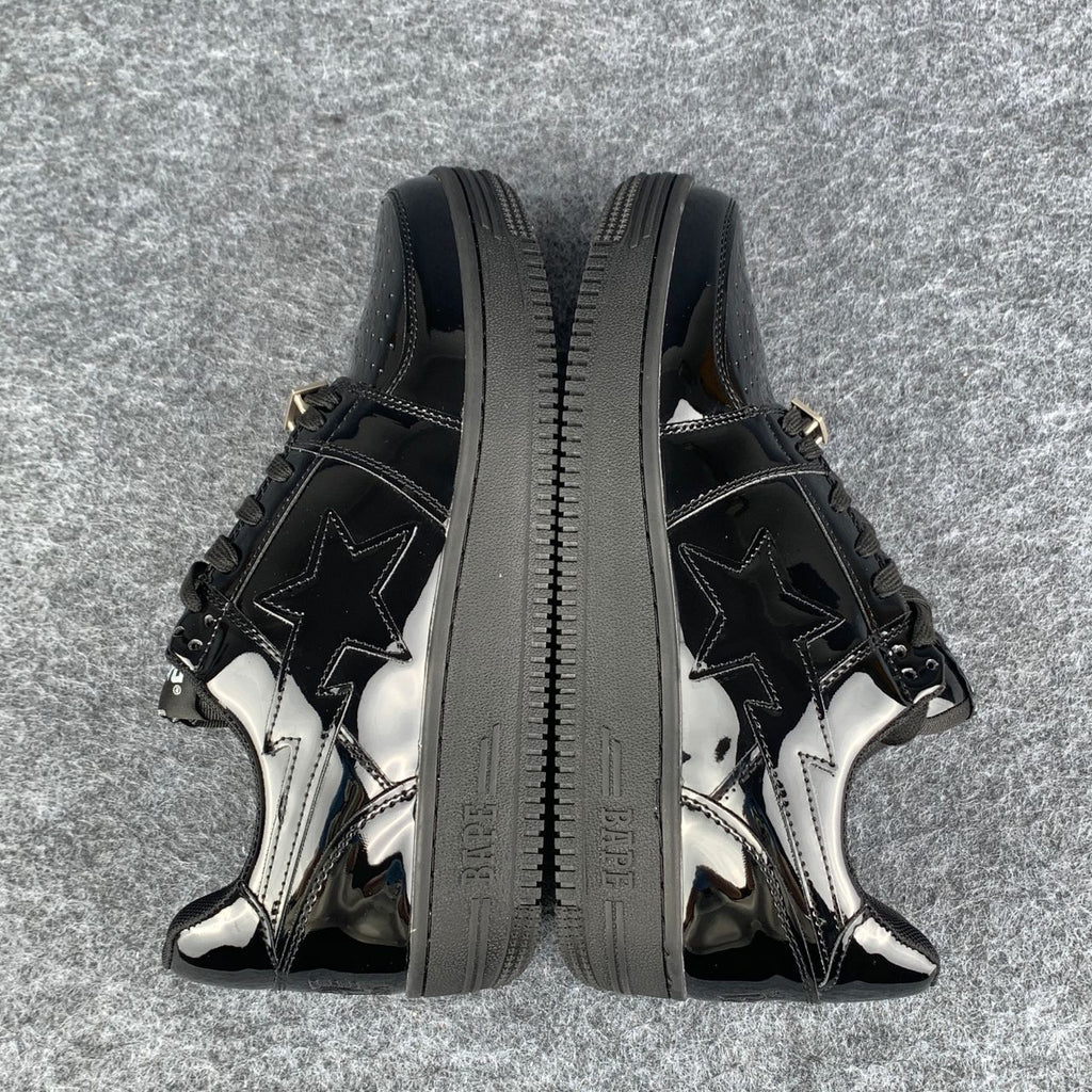 Bapesta Low 'Patent Black' Shoe