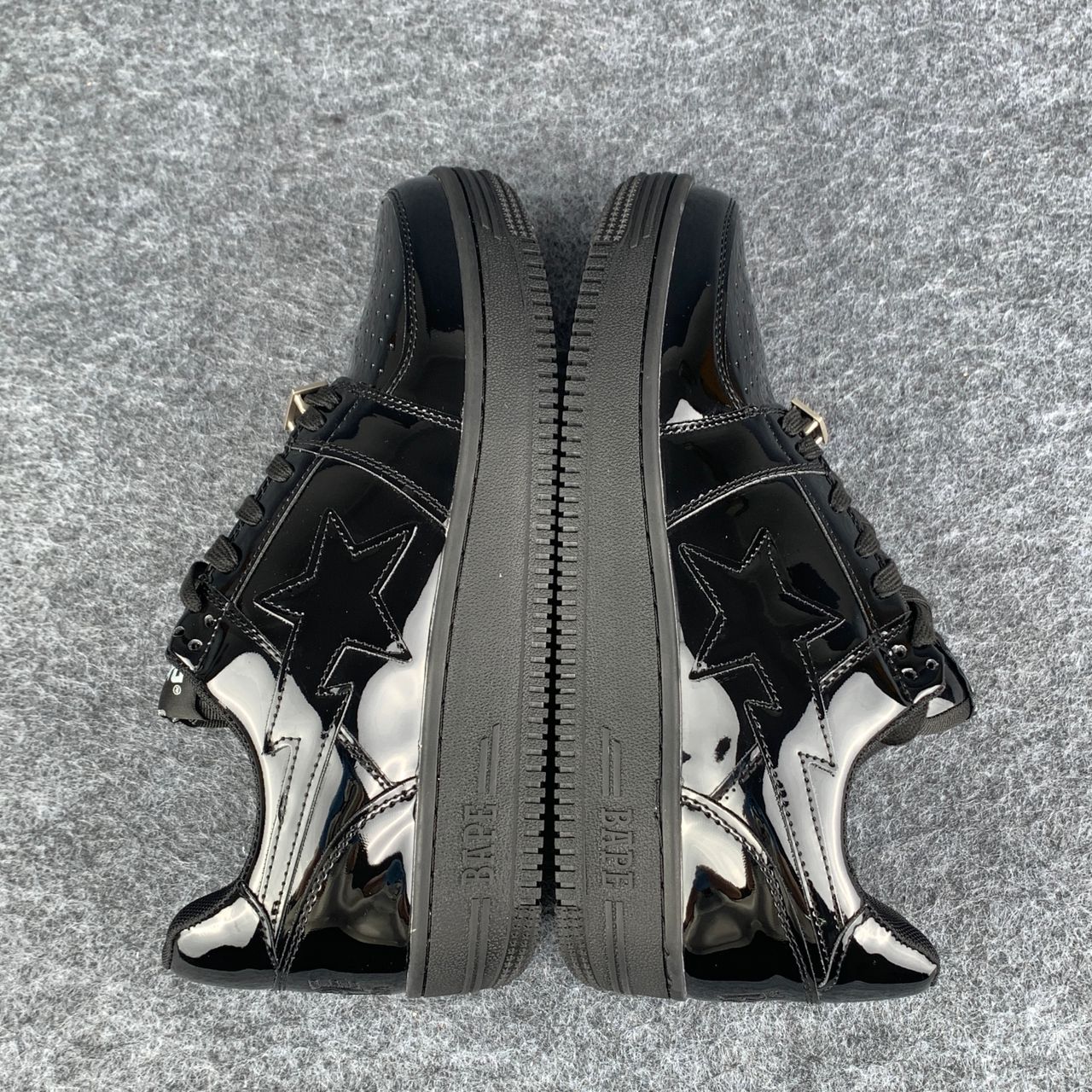 Bapesta Low 'Patent Black' Shoe
