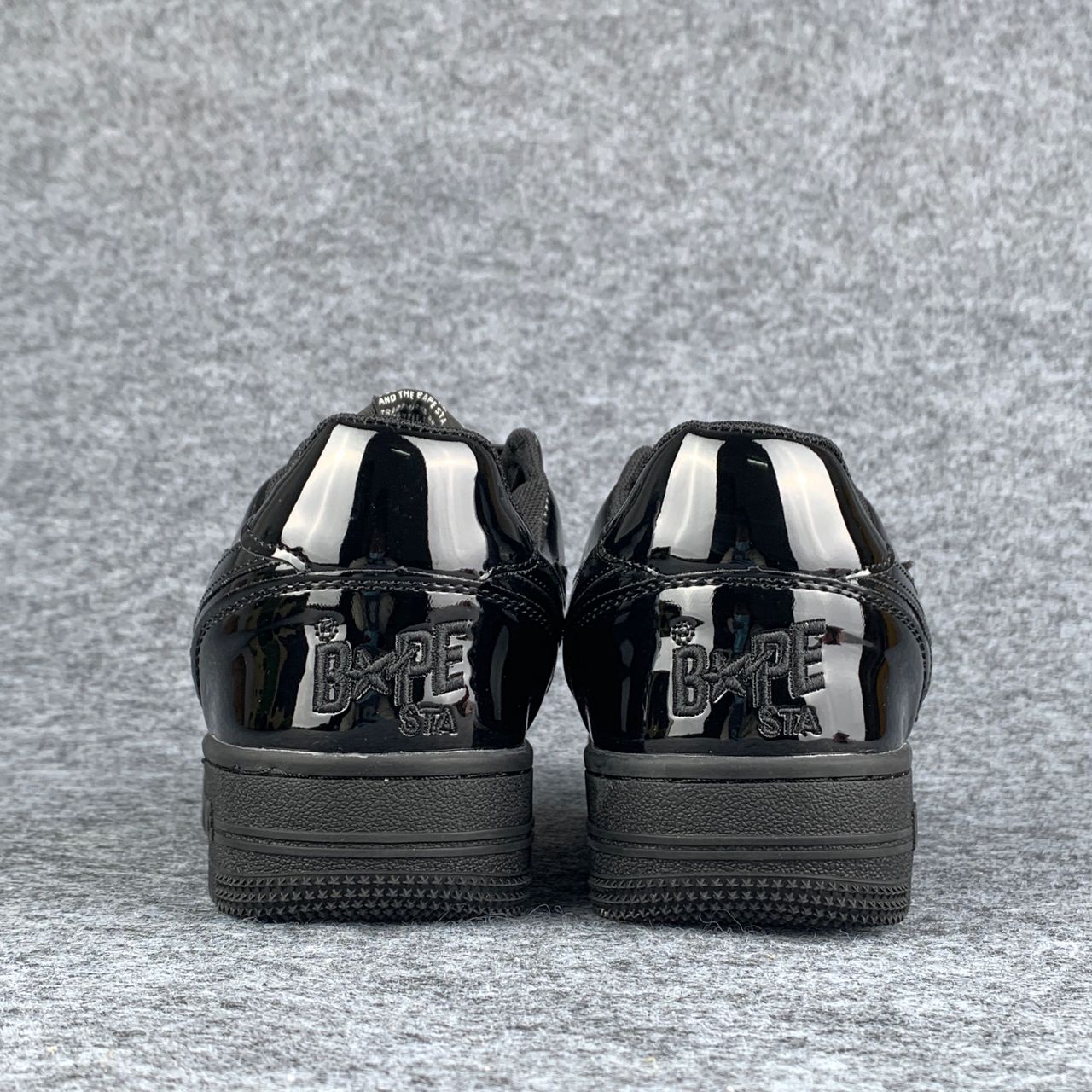 Bapesta Low 'Patent Black' Shoe