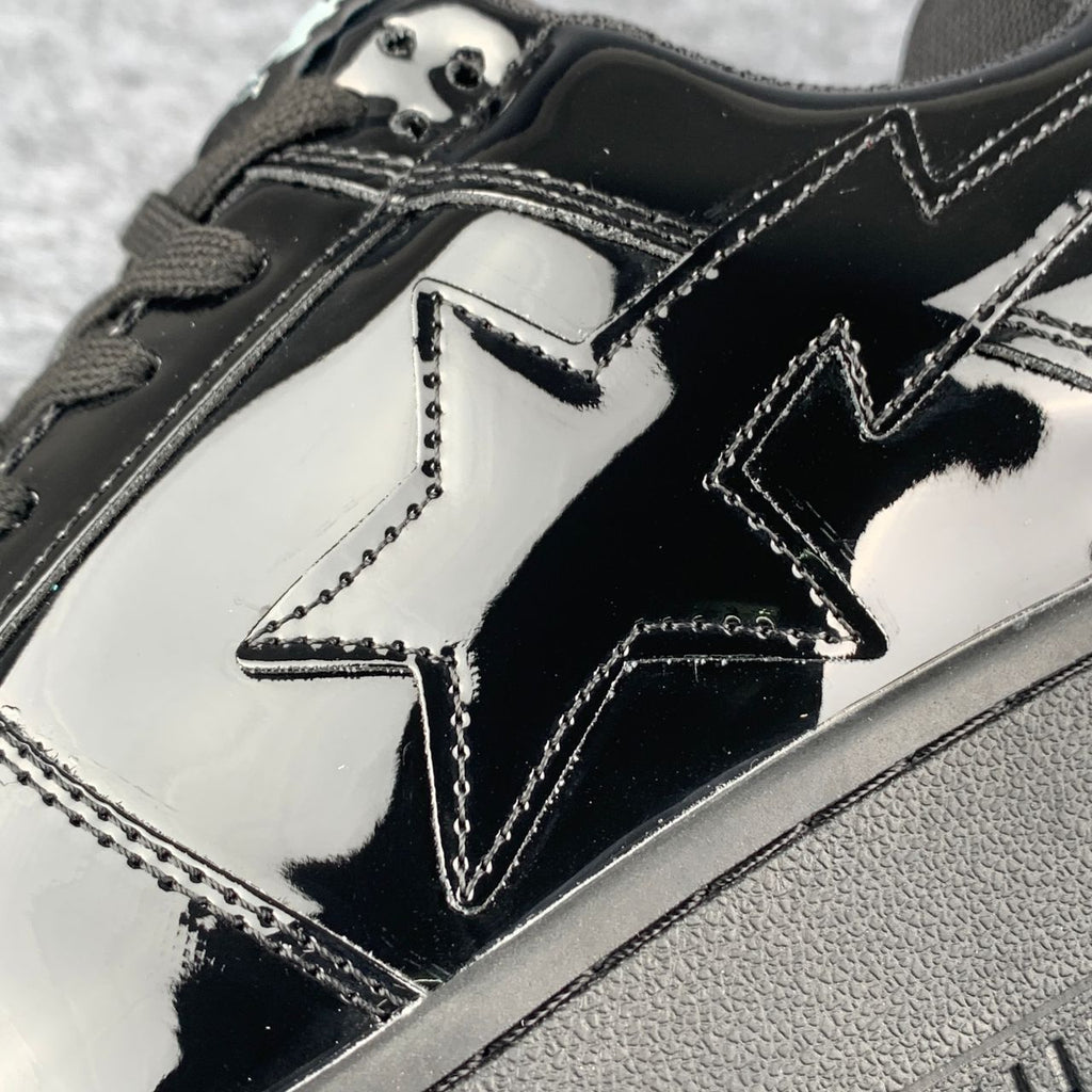 Bapesta Low 'Patent Black' Shoe