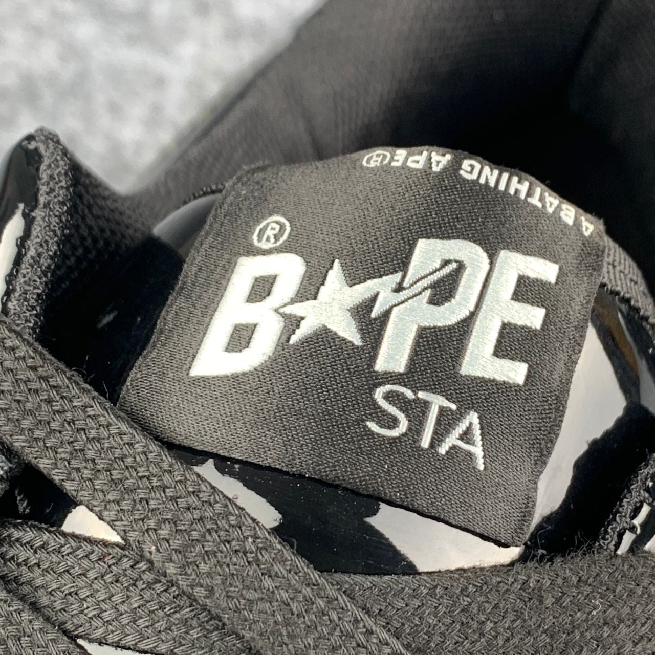 Bapesta Low 'Patent Black' Shoe