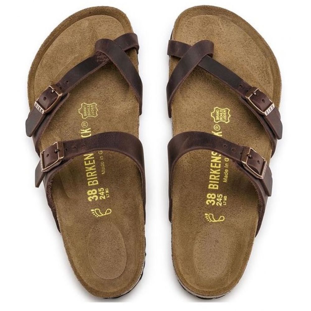 Birkenstock Women's Mayari Oiled Leather in Habana Sandals