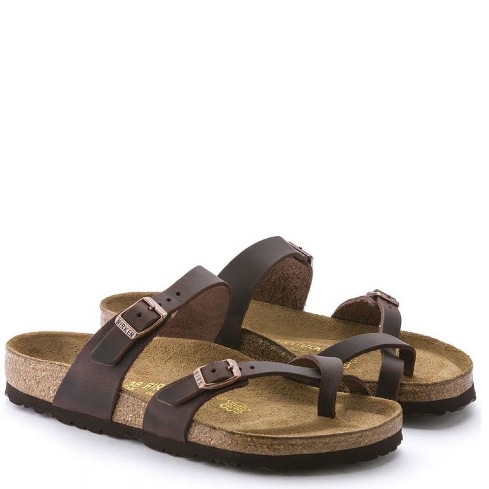 Birkenstock Women's Mayari Oiled Leather in Habana Sandals