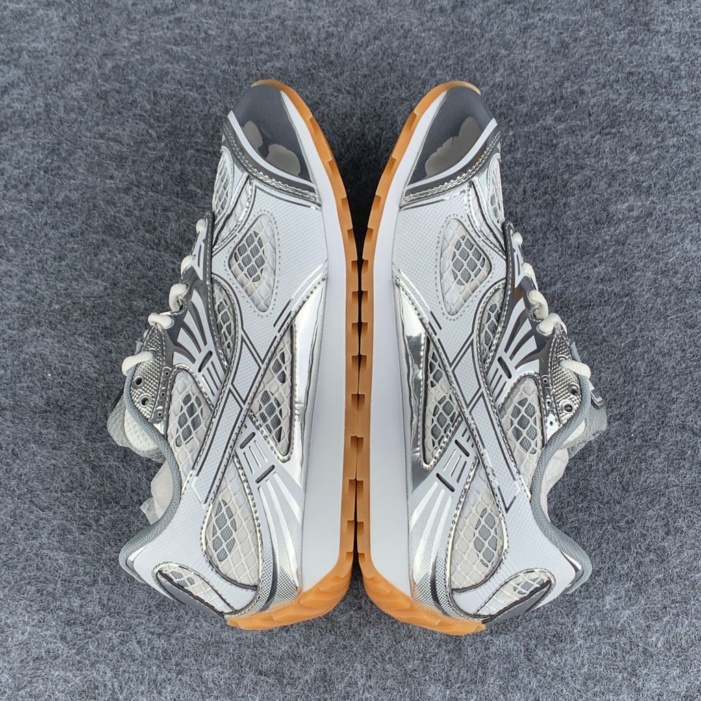 Bottega Veneta Orbit Sneaker 'Silver White' Shoe