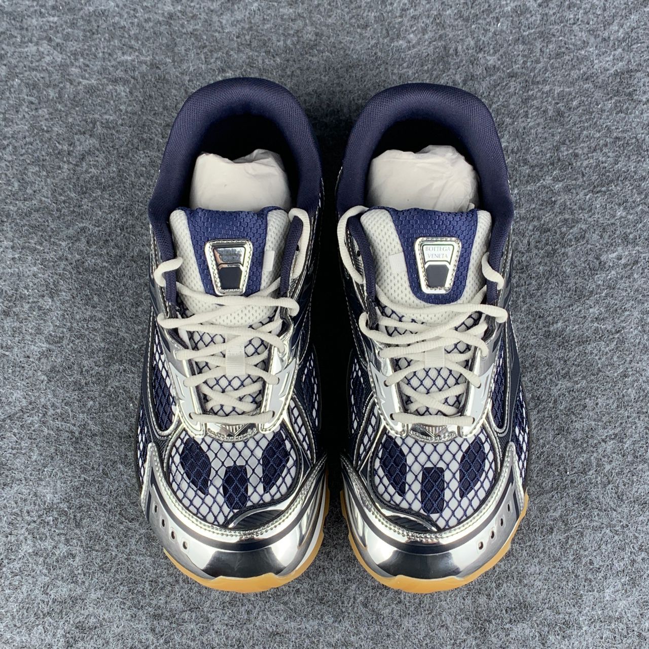 Bottega Veneta Orbit Sneaker 'Abyss Silver' Shoe