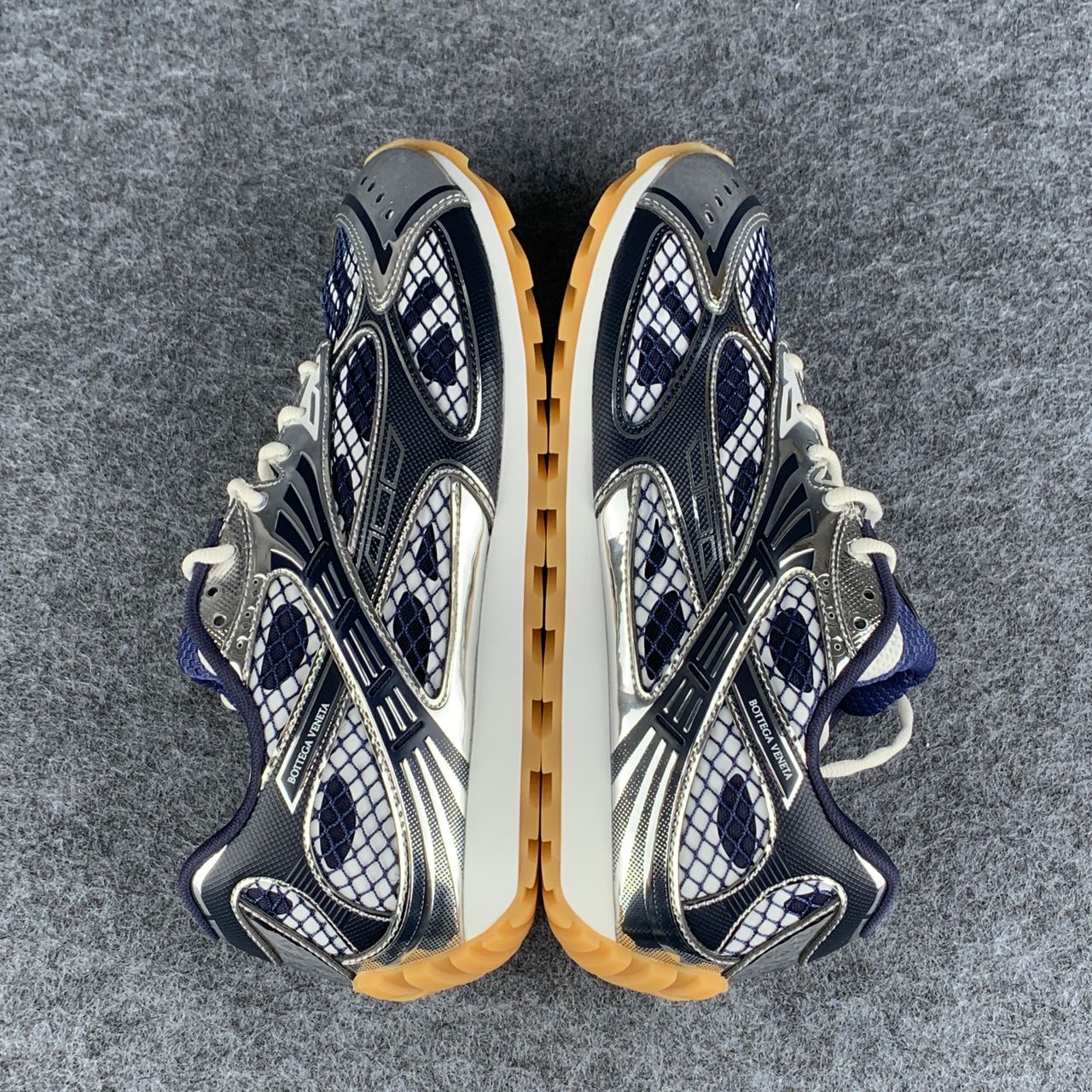 Bottega Veneta Orbit Sneaker 'Abyss Silver' Shoe