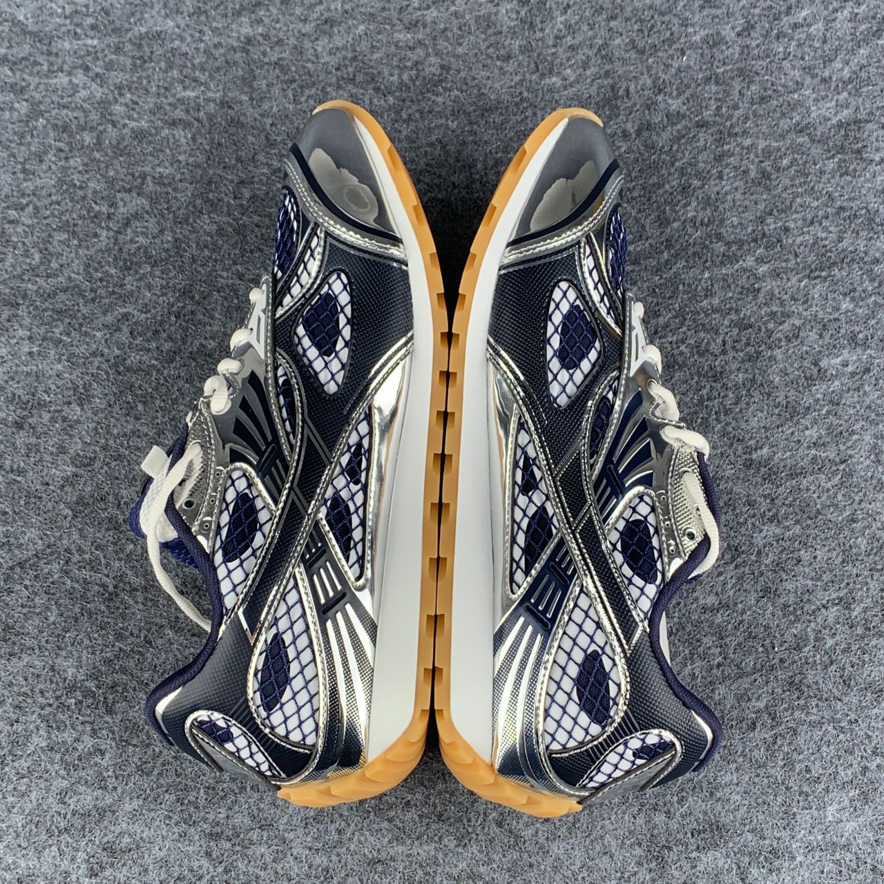 Bottega Veneta Orbit Sneaker 'Abyss Silver' Shoe