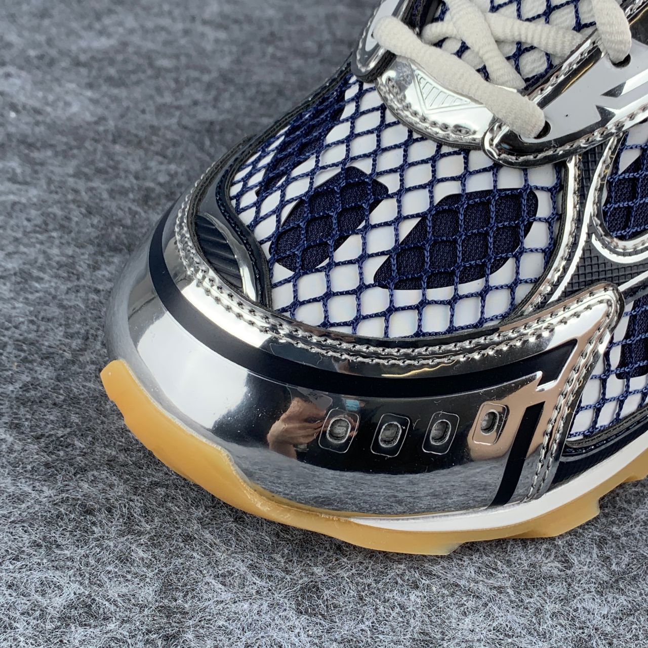 Bottega Veneta Orbit Sneaker 'Abyss Silver' Shoe