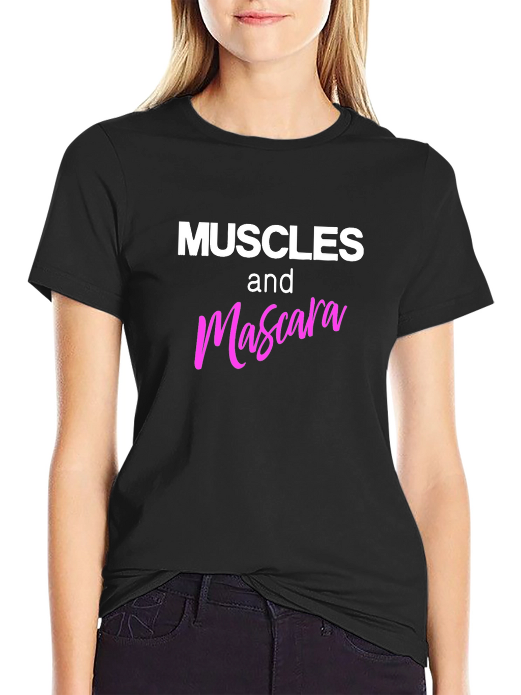 Muscles and Mascara Graphic Tee