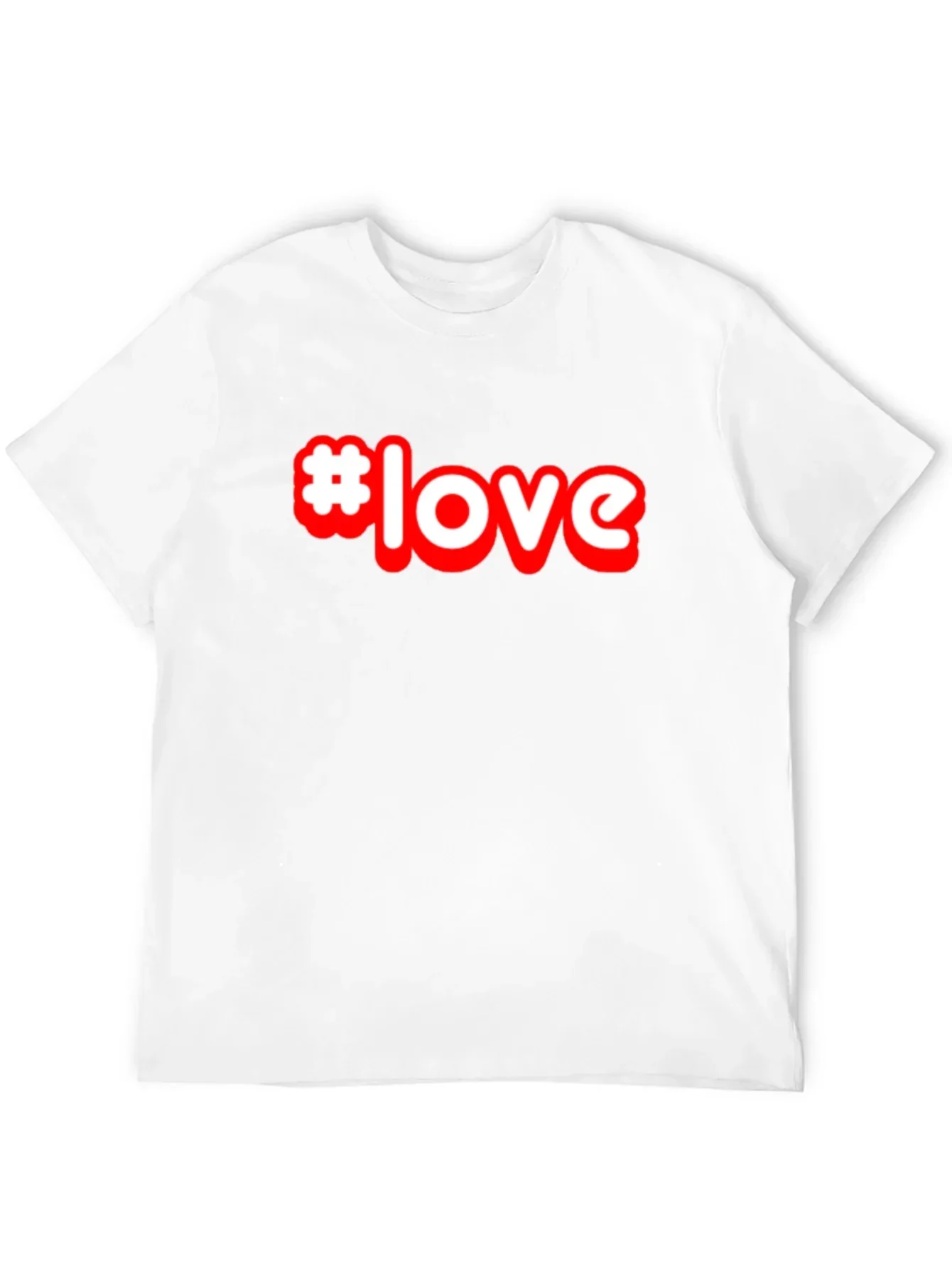#Love T-Shirt - Stylish Graphic Tee - Soft Cotton Blend