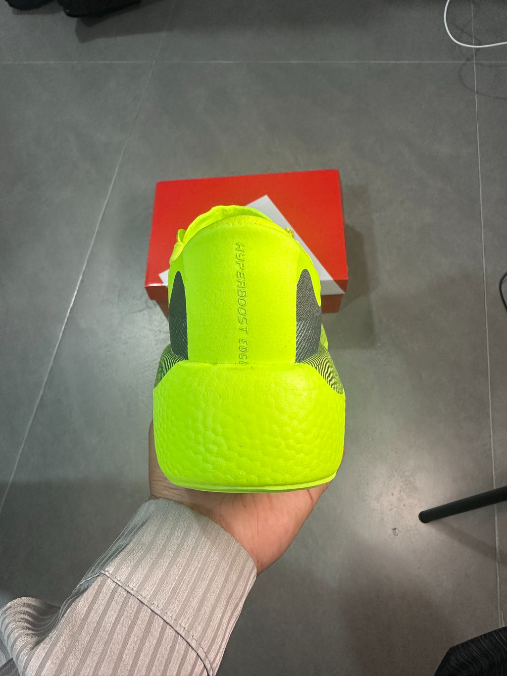 Adidas HYPERBOOST EDGE Running Shoes Fluorescent Yellow