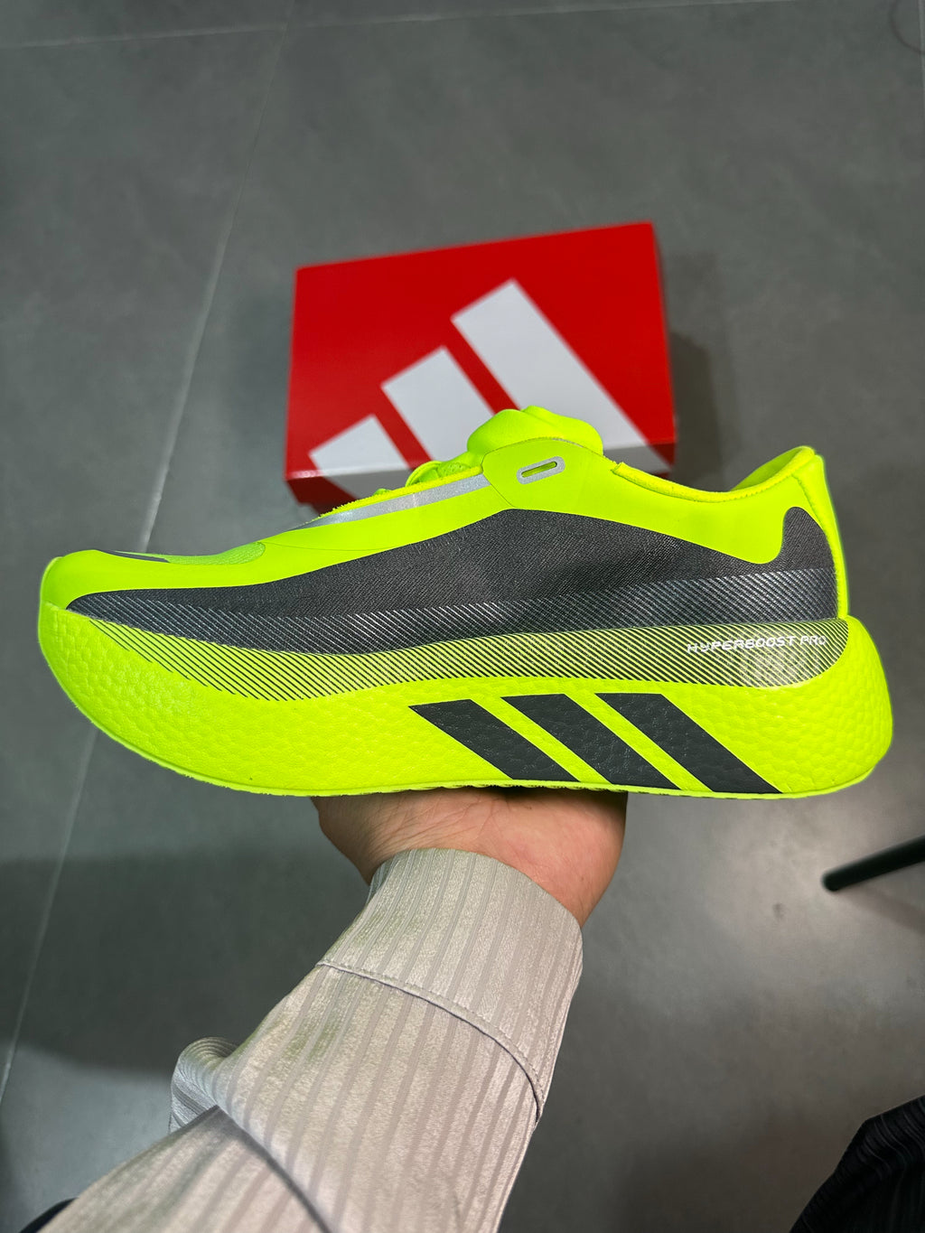 Adidas HYPERBOOST EDGE Running Shoes Fluorescent Yellow