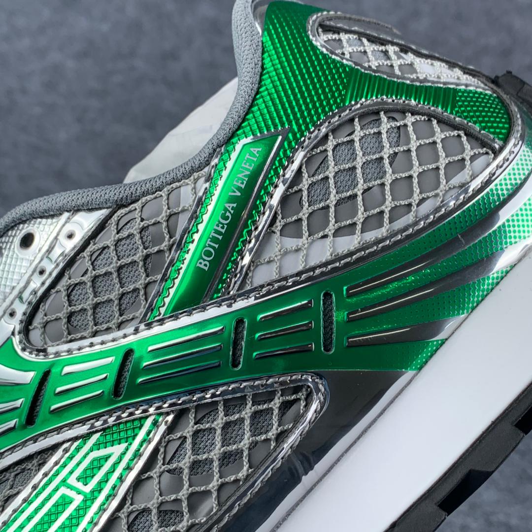 Bottega Veneta Orbit Sneaker 'Silver Parakeet' Shoe