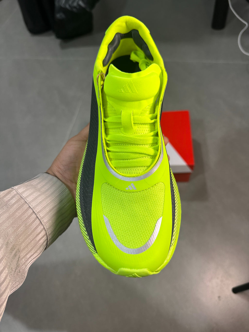 Adidas HYPERBOOST EDGE Running Shoes Fluorescent Yellow